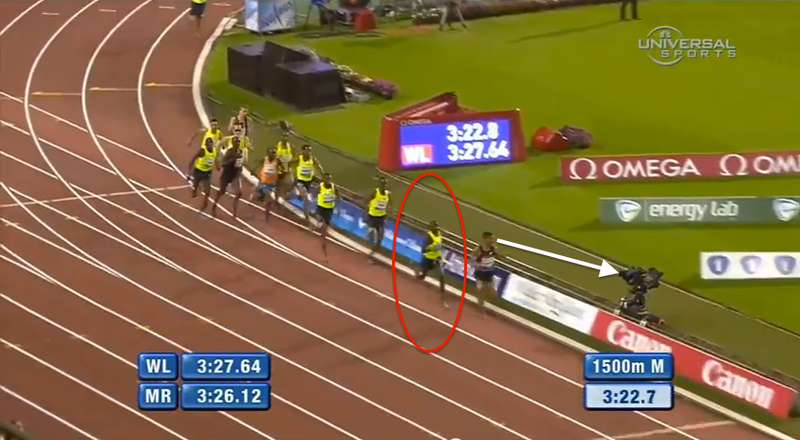 Illustration for article titled Watch Two Milers Vie For Dumbest In-Race Decision